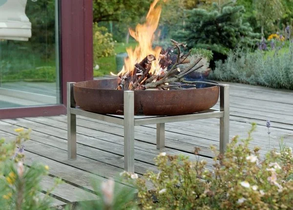 Crate Tall fire pit, diameter 63cm; height 34.5cm