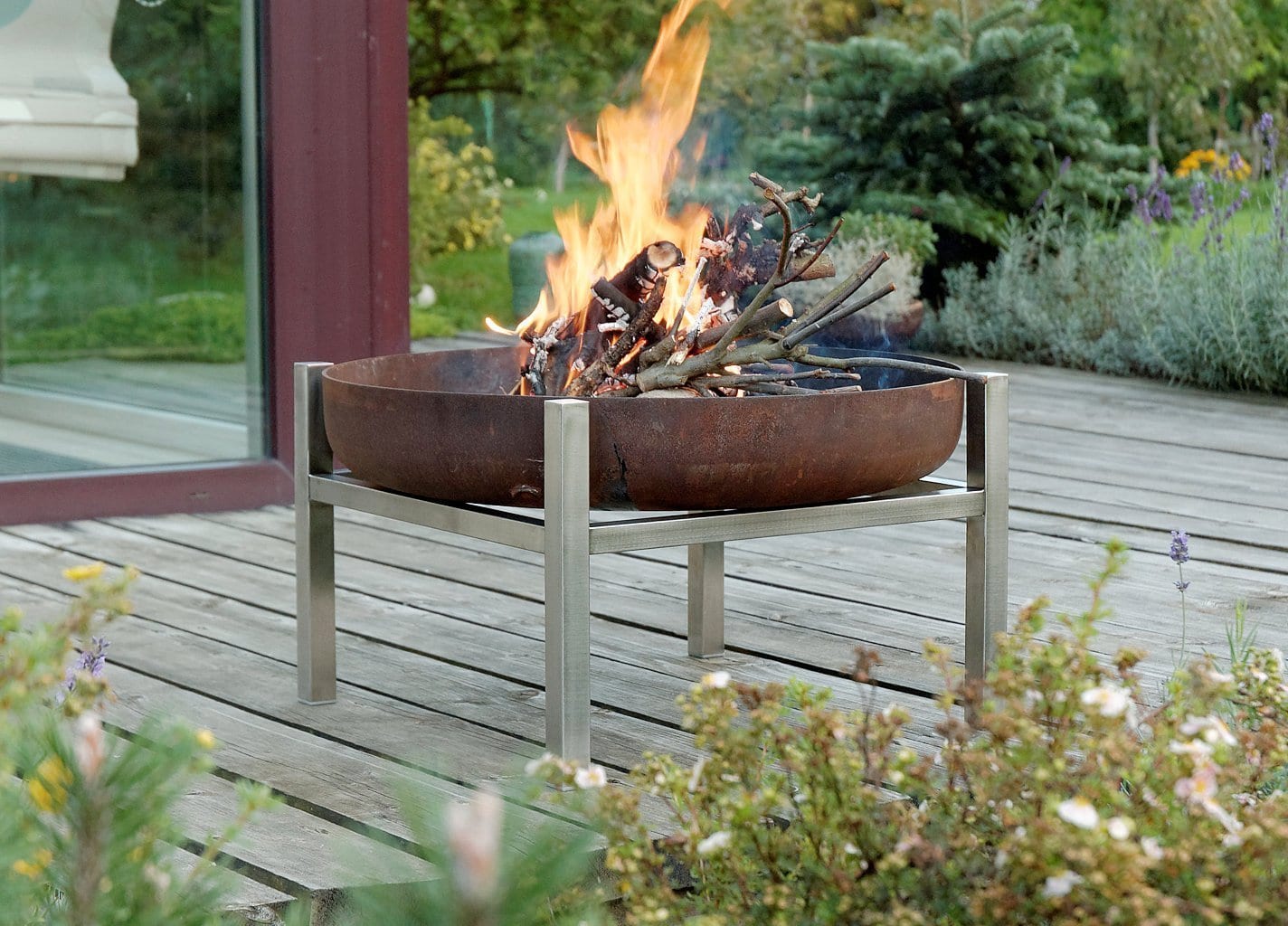 Crate Fire Pit Arpe Studio Uk, Fire Pit Height