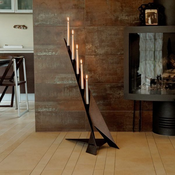 Steel Candle Holder Cliff