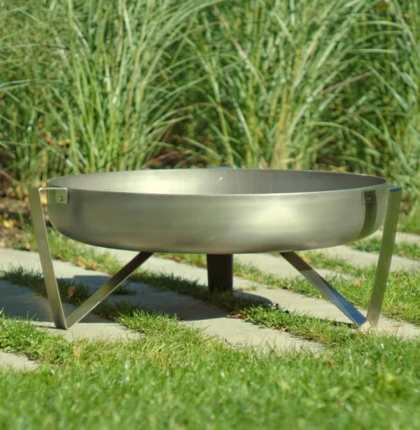 Stainless steel fire pit Etna 63cm diameter