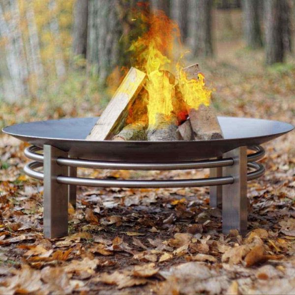 Ura (Edge) contemporary design stainless steel fire pit