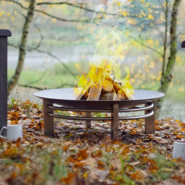 Ura (Edge) - large stainless steel fire pit from Arpe Studio UK